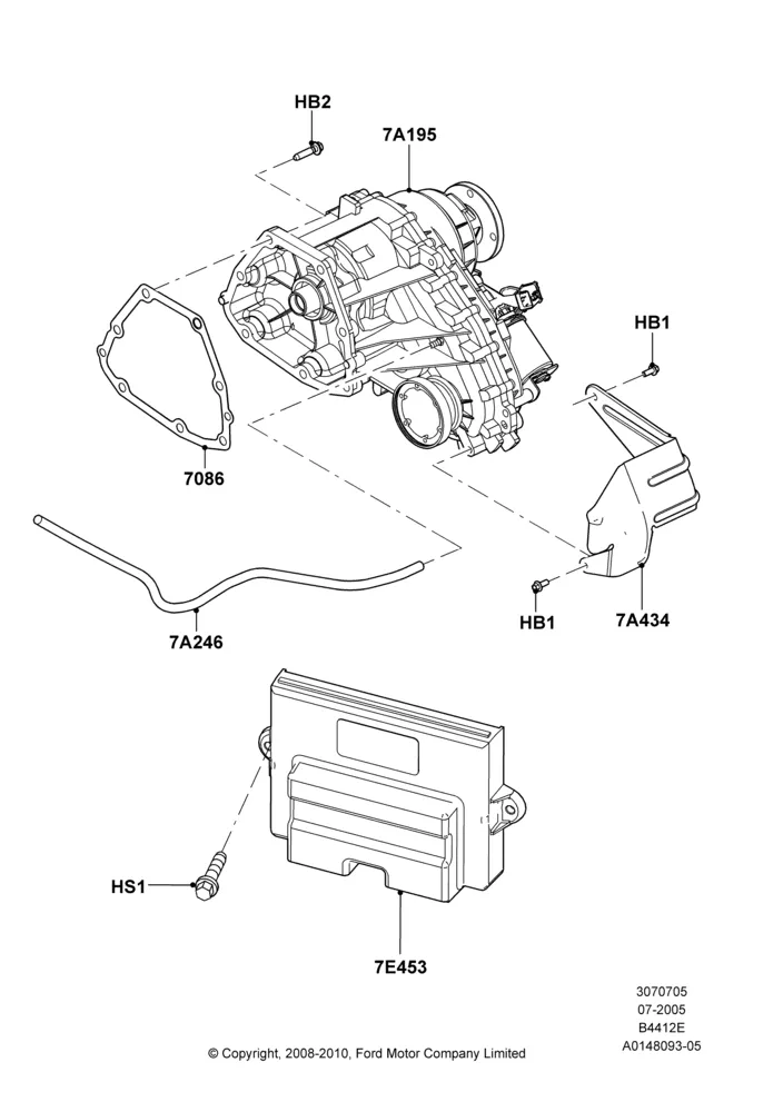 05A - Transfer Drive Case; 19/JUL/2005-16/DEC/2010