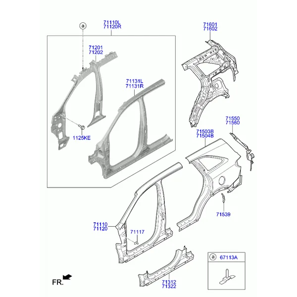 панель кузова боковая