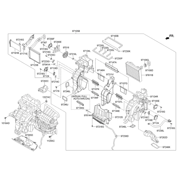HEATER SYSTEM-HEATER & BLOWER; 1