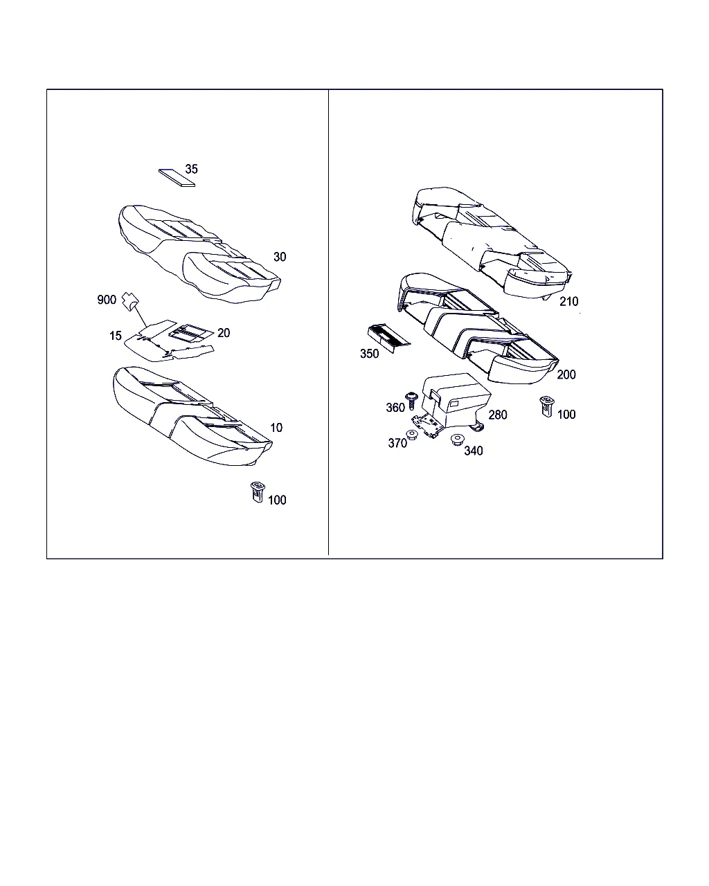 ПОДУШКИ ЗАДНИХ СИДЕНИЙ