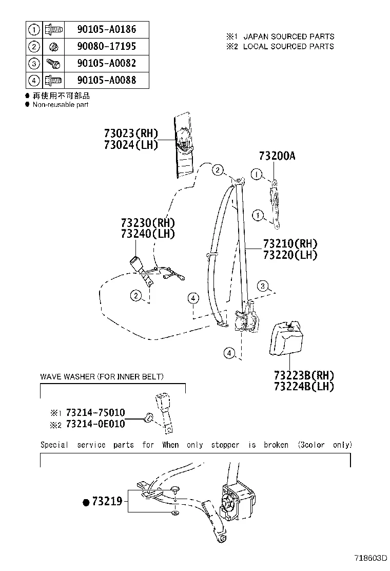 SEAT BELT & CHILD RESTRAINT SEAT