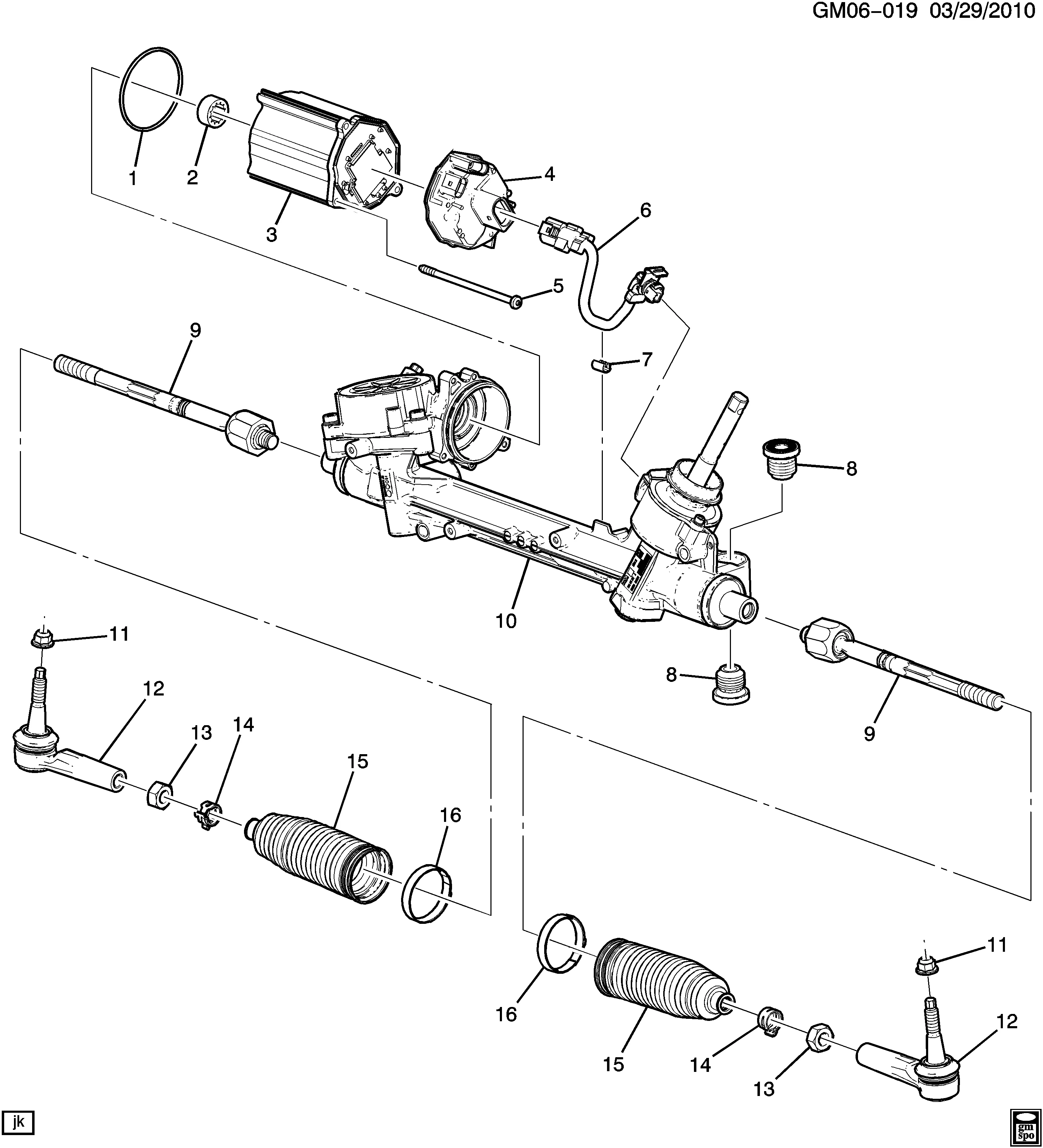 STEERING GEAR ASM