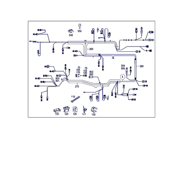 ЖГУТ ЭЛЕКТРОПРОВОДКИ ДВИГАТЕЛЯ