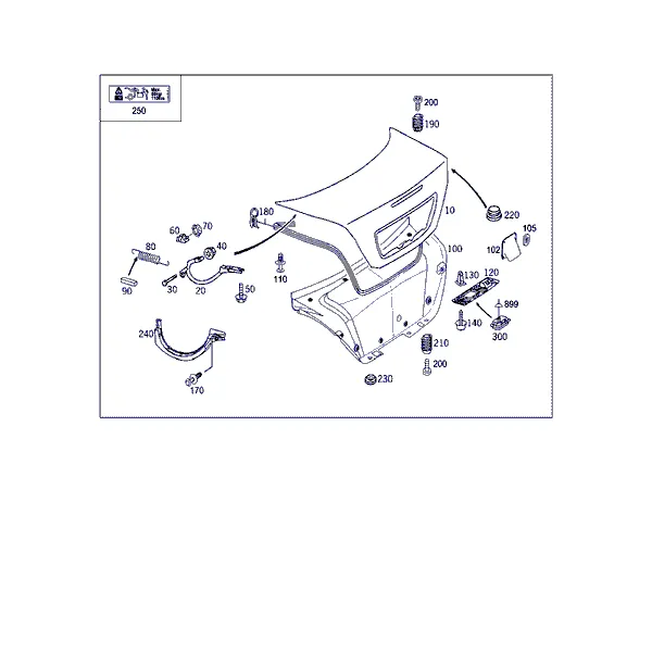 КРЫШКА БАГАЖНИКА