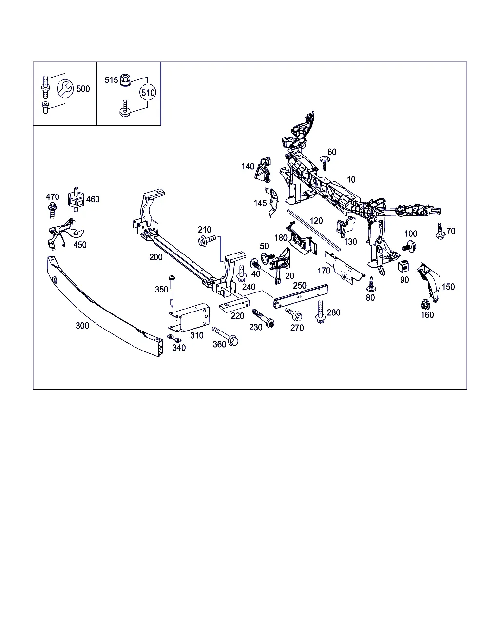 ПЕРЕД. ЭЛЕМ. ЖЕСТКОСТИ И ОПОРА РАДИАТОРА