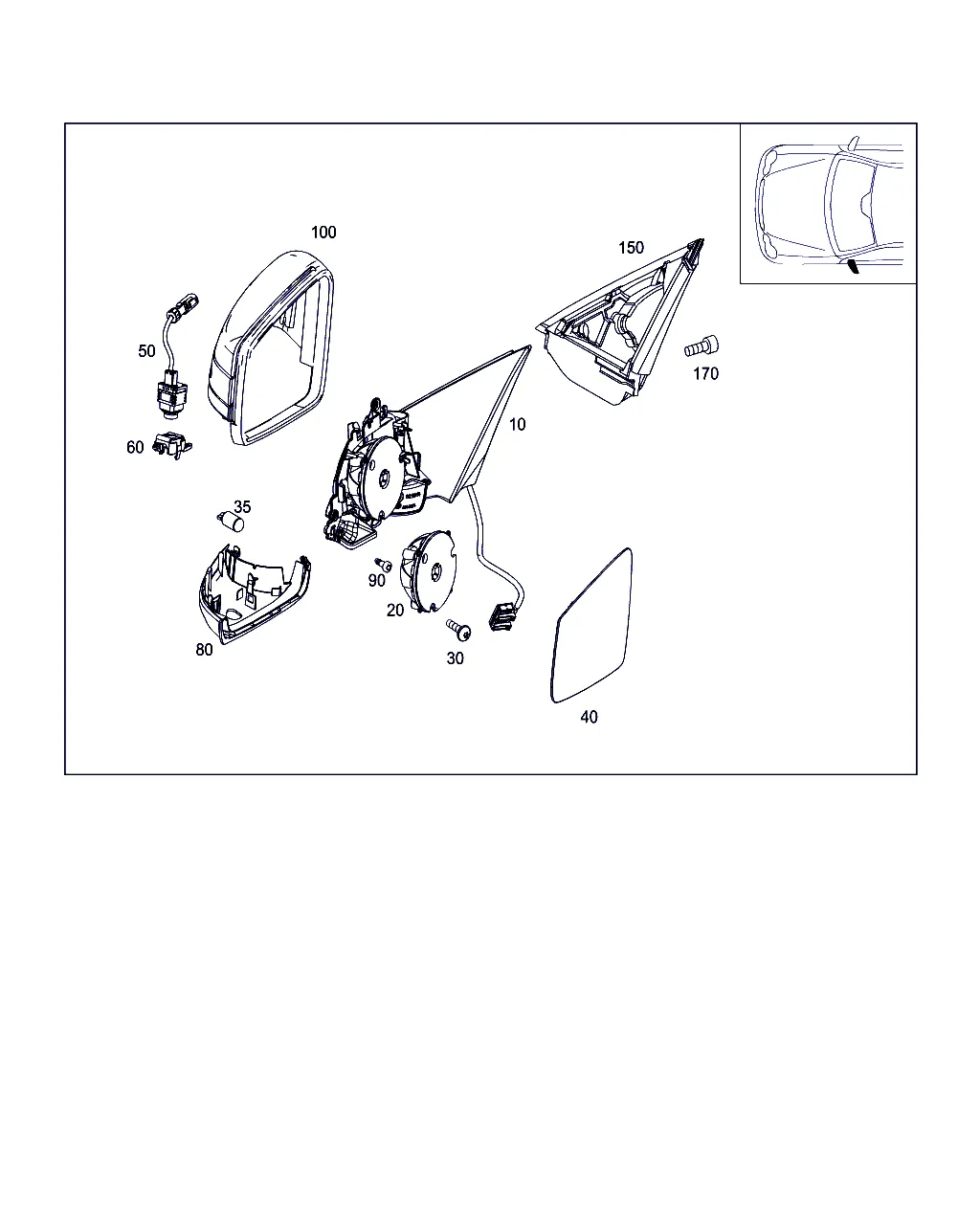 НАРУЖНОЕ ЗЕРКАЛО ЛЕВОЕ