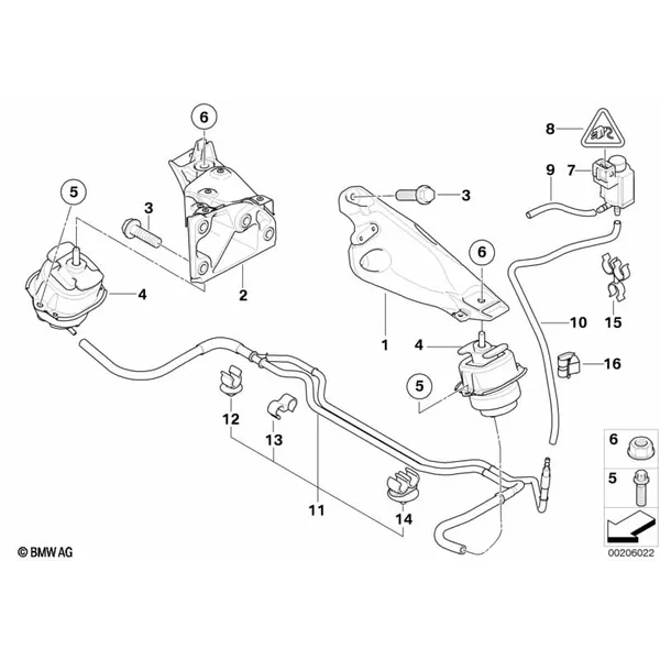 Подвеска двигателя