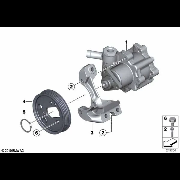 Насос гидроусилителя рулевого управления