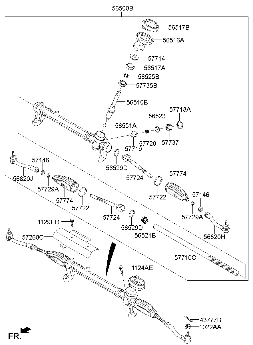 POWER STEERING GEAR BOX