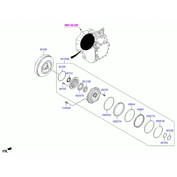 OIL PUMP & TORQUE CONVERTER - AUTOMATIC