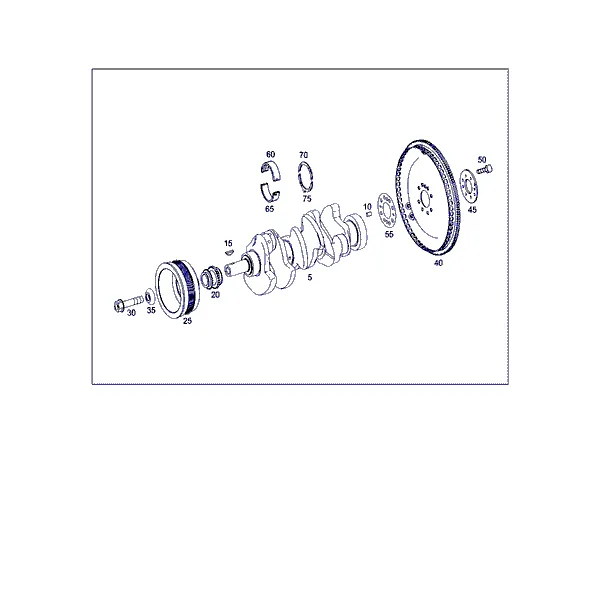 КОЛЕНЧАТЫЙ ВАЛ И МАХОВИК