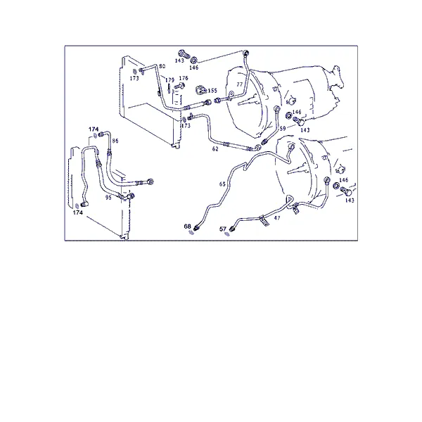 НАВЕС. ДЕТ. КП, МАСЛОЗАЛ.ТРУБКА C-КЛАСС SSE