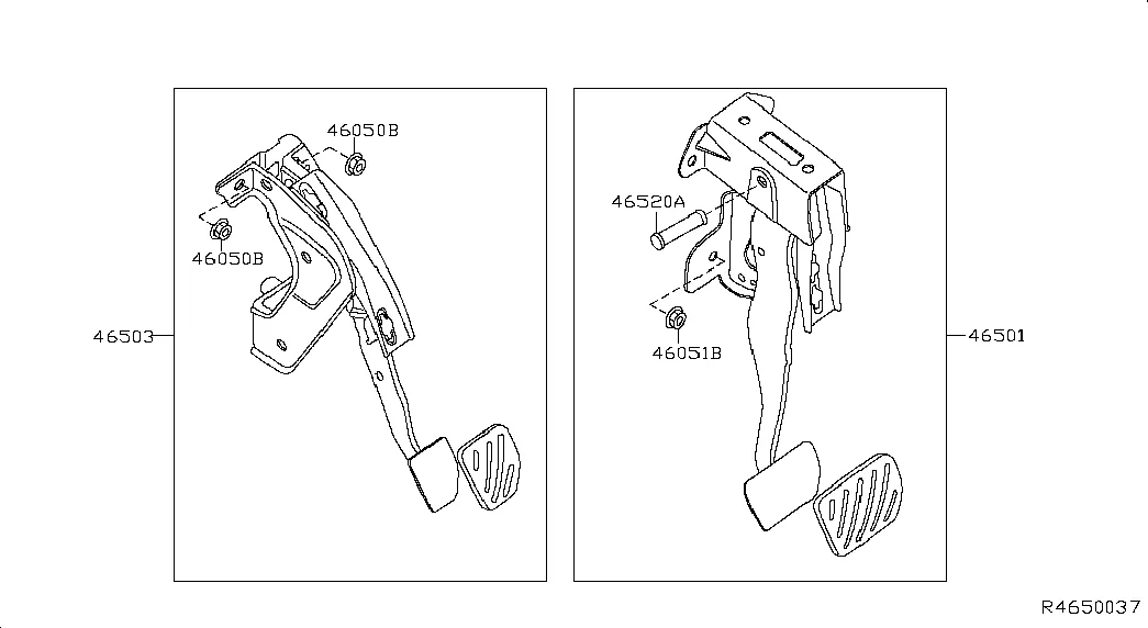 Педали тормоза и сцепления