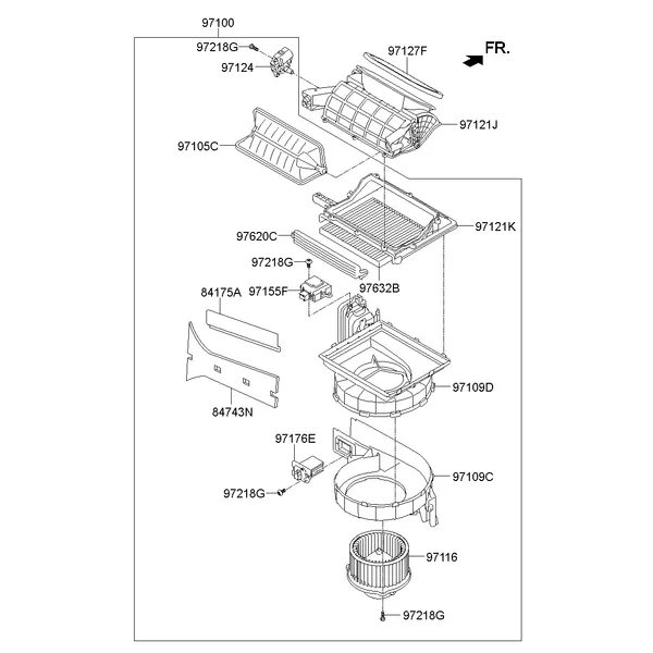 HEATER SYSTEM-HEATER & BLOWER; 2