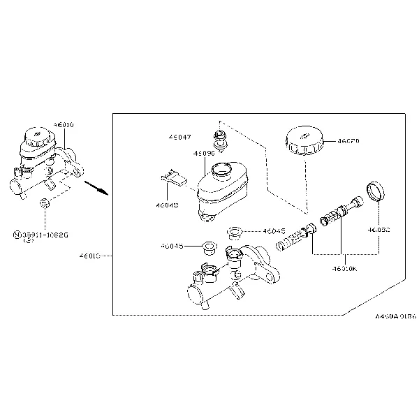 Главный тормозной цилиндр