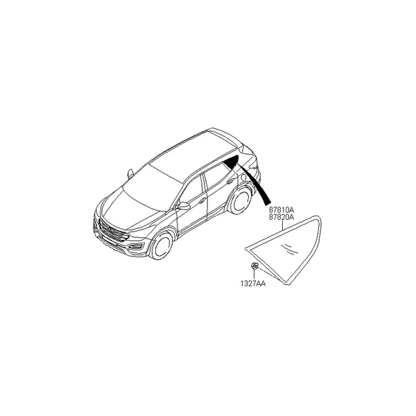 Стекло боковины