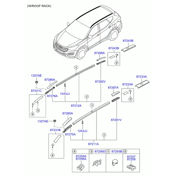 накладка на крышу и задний спойлер