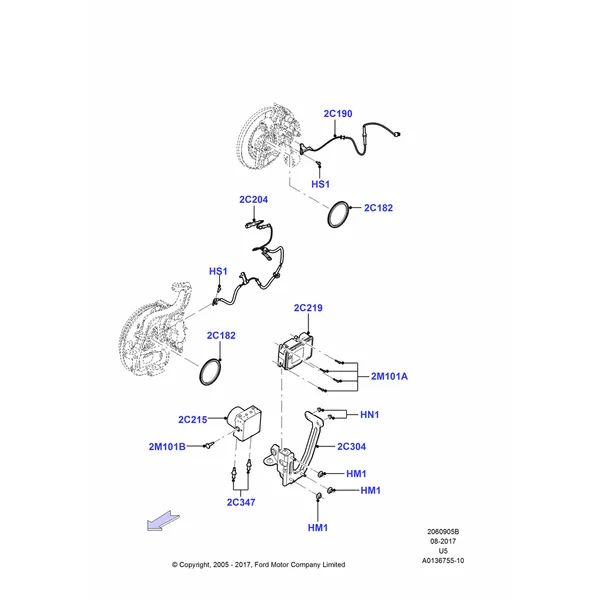 05B - Anti-Lock Braking System; 19/JUL/2005-16/DEC/2010