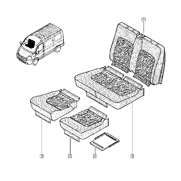 Обивка сиденья