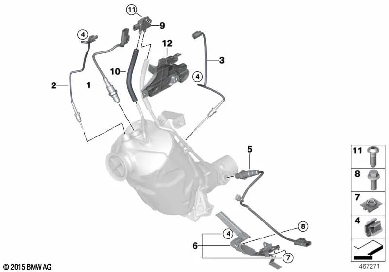 Датчики саж. фильтра/дополн.элементы