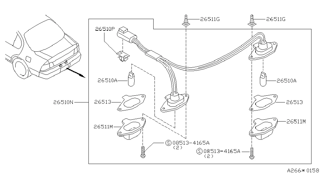 Лампа подсветки номерного знака