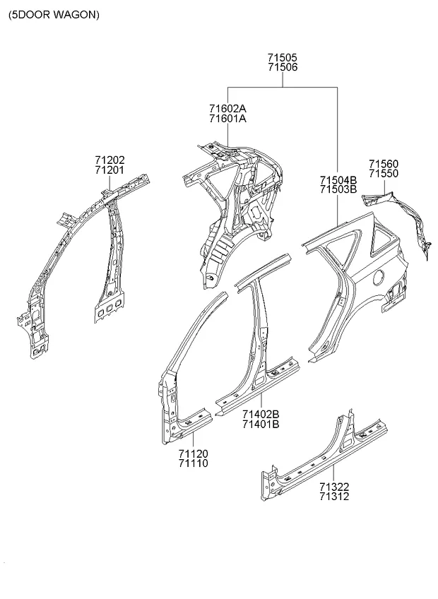панель кузова боковая