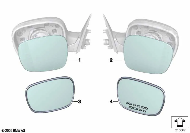 Стекло зеркала (S430A)