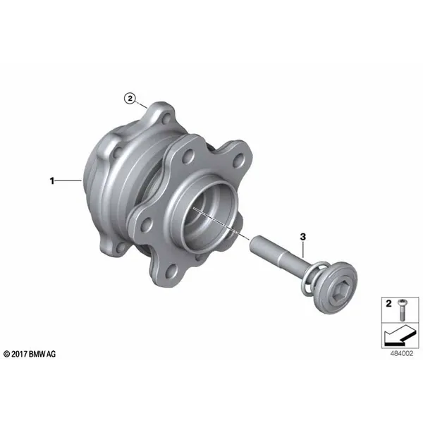 Полуось задн.моста/подшипн.ступ.колеса