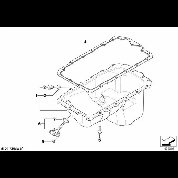 Масляный картер/маслоизмерит.приспособл.