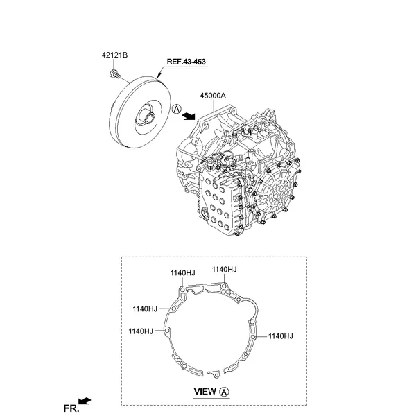 TRANSAXLE ASSY-AUTO; 1