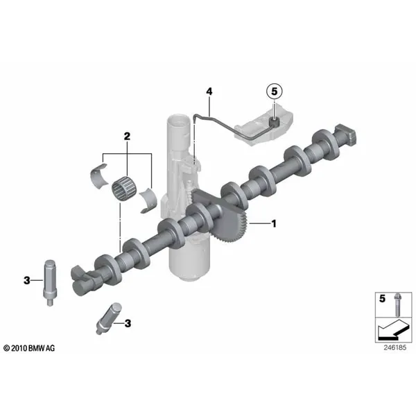 Эксцентриковый вал механизма упр.клап.
