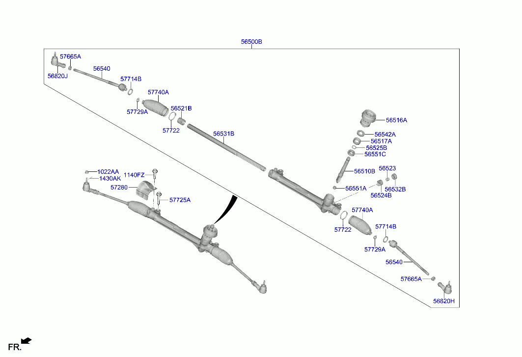 Рулевой механизм рул.упр.с усил.