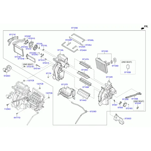 Климатическая установка - отопитель и вентилятор