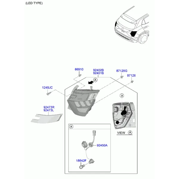 задняя фара