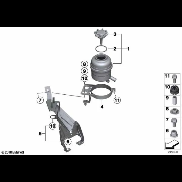 Масляный резервуар/детали