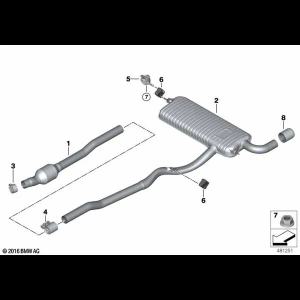Система выпуска ОГ Зд