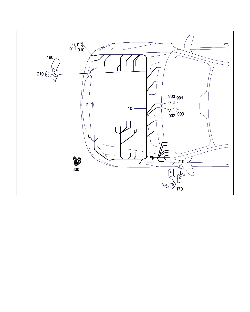 ЖГУТ ЭЛ.ПРОВОДКИ ДВИГАТЕЛЯ НА КУЗОВЕ