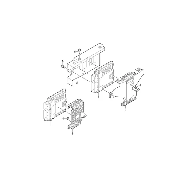 БУ бензинового двигателя Крепёжные детали