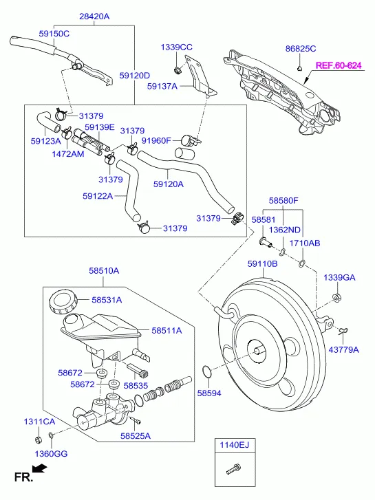 BRAKE MASTER CYLINDER & BOOSTER