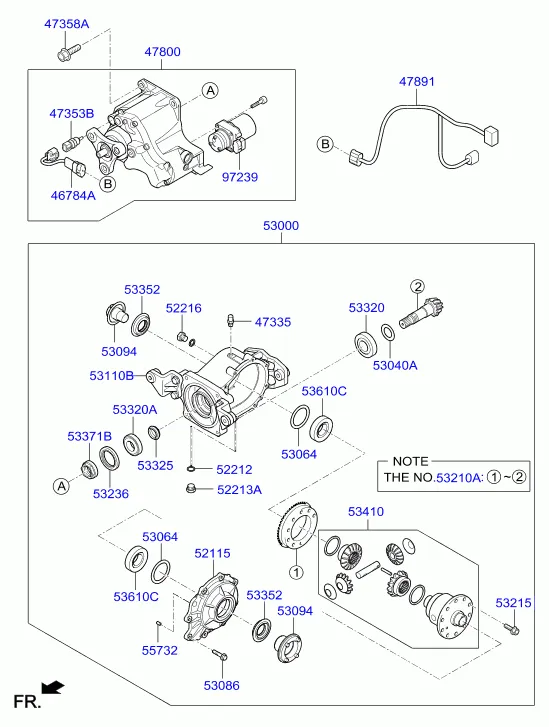Чашка заднего дифференциала