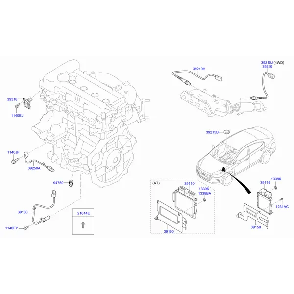 электронный блок управления двигателем