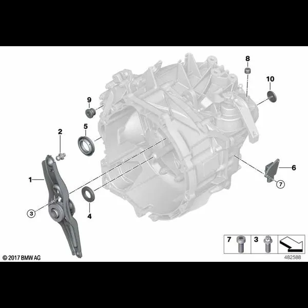 Детали коробки передач GS6-58BG