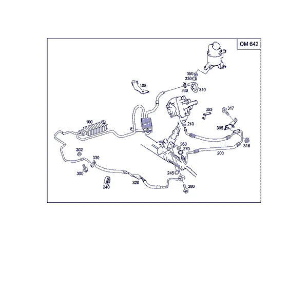 КОМПЛЕКТ ТРУБОК ДЛЯ А/М С ДИЗ. ДВИГ.