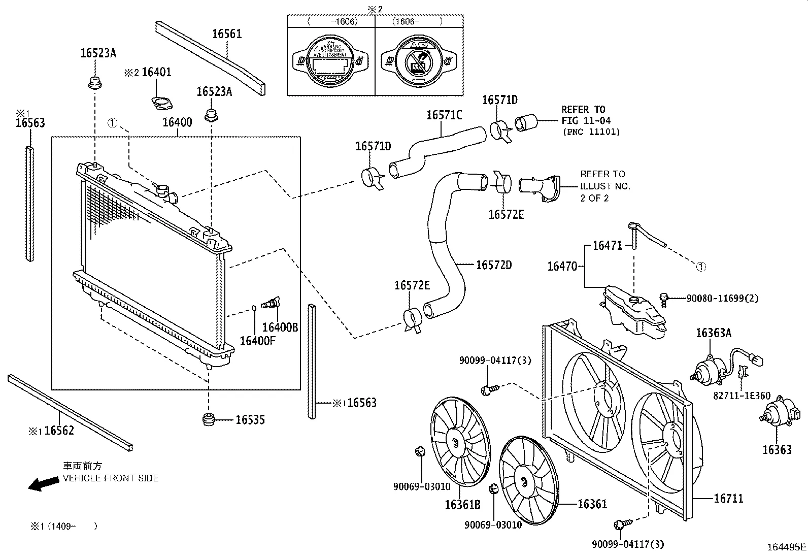 RADIATOR & WATER OUTLET