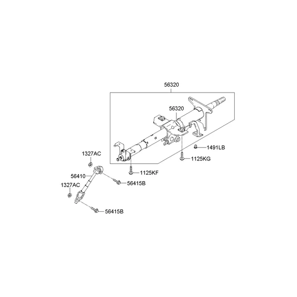 STEERING COLUMN & SHAFT