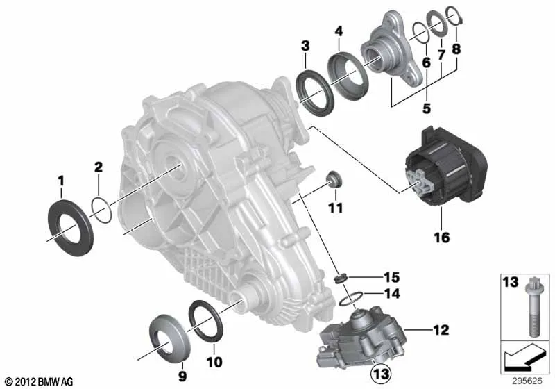 Детали раздаточной коробки ATC 45L