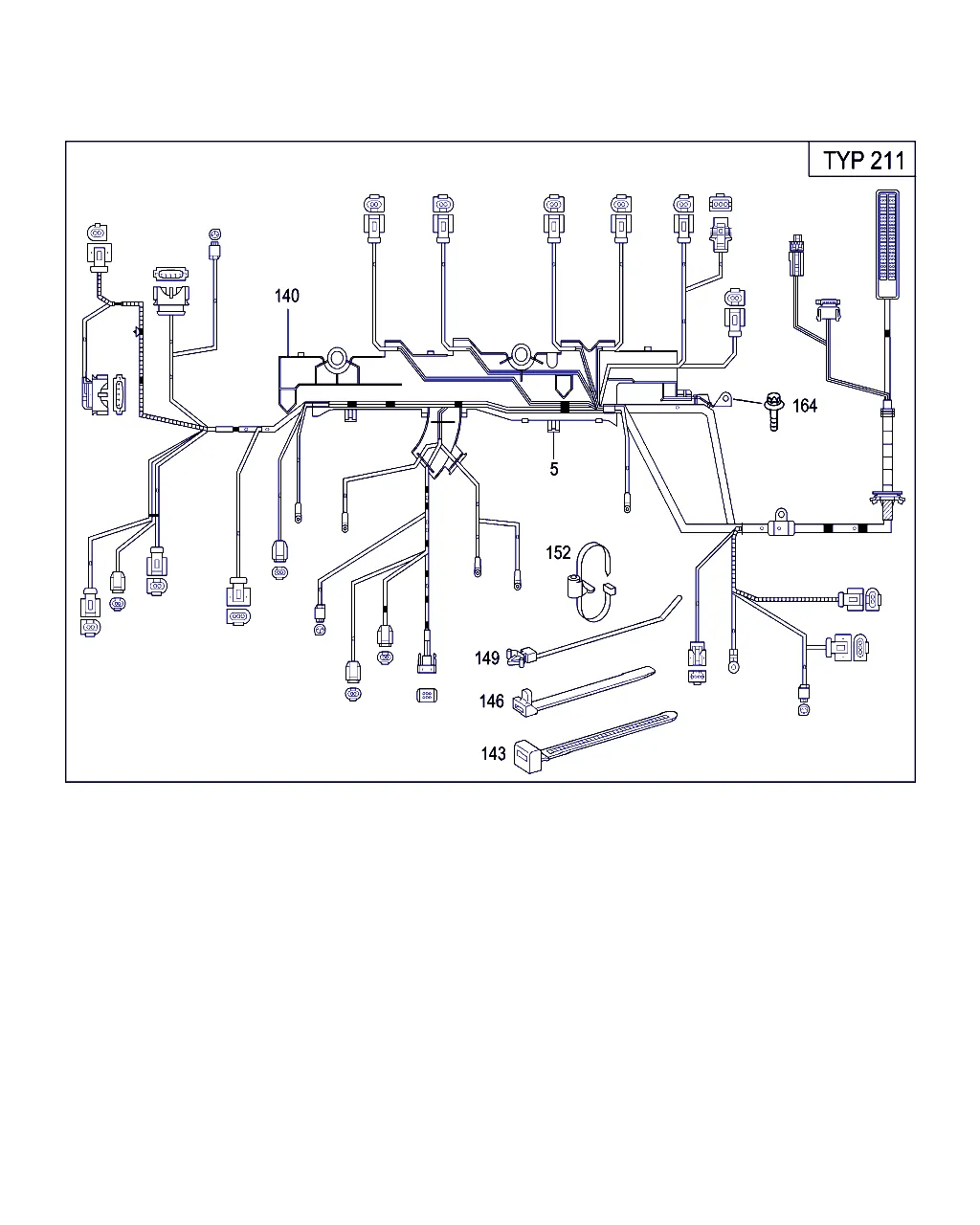ЖГУТ ЭЛЕКТРОПРОВОДКИ ДВИГАТЕЛЯ