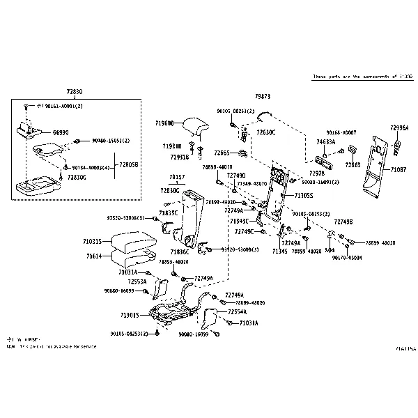 REAR SEAT & SEAT TRACK