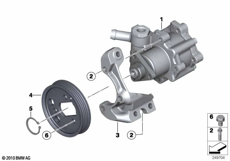 Насос гидроусилителя рулевого управления