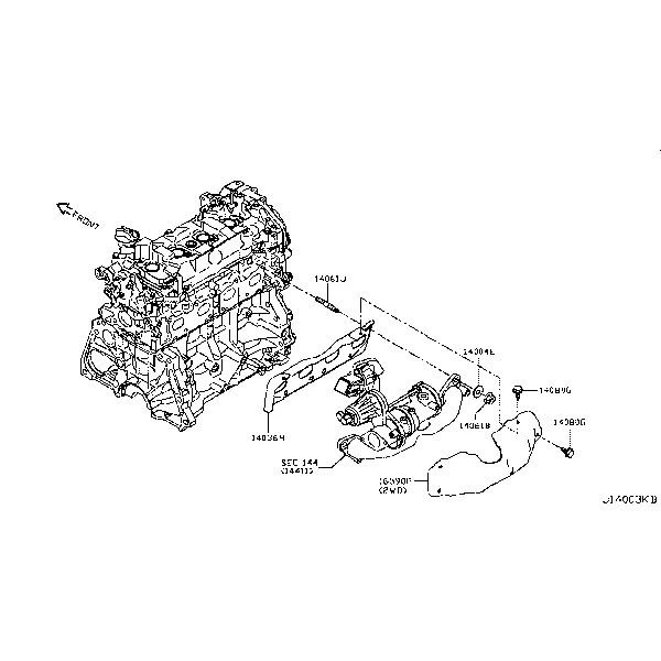 Коллектор; EXHAUST PARTS